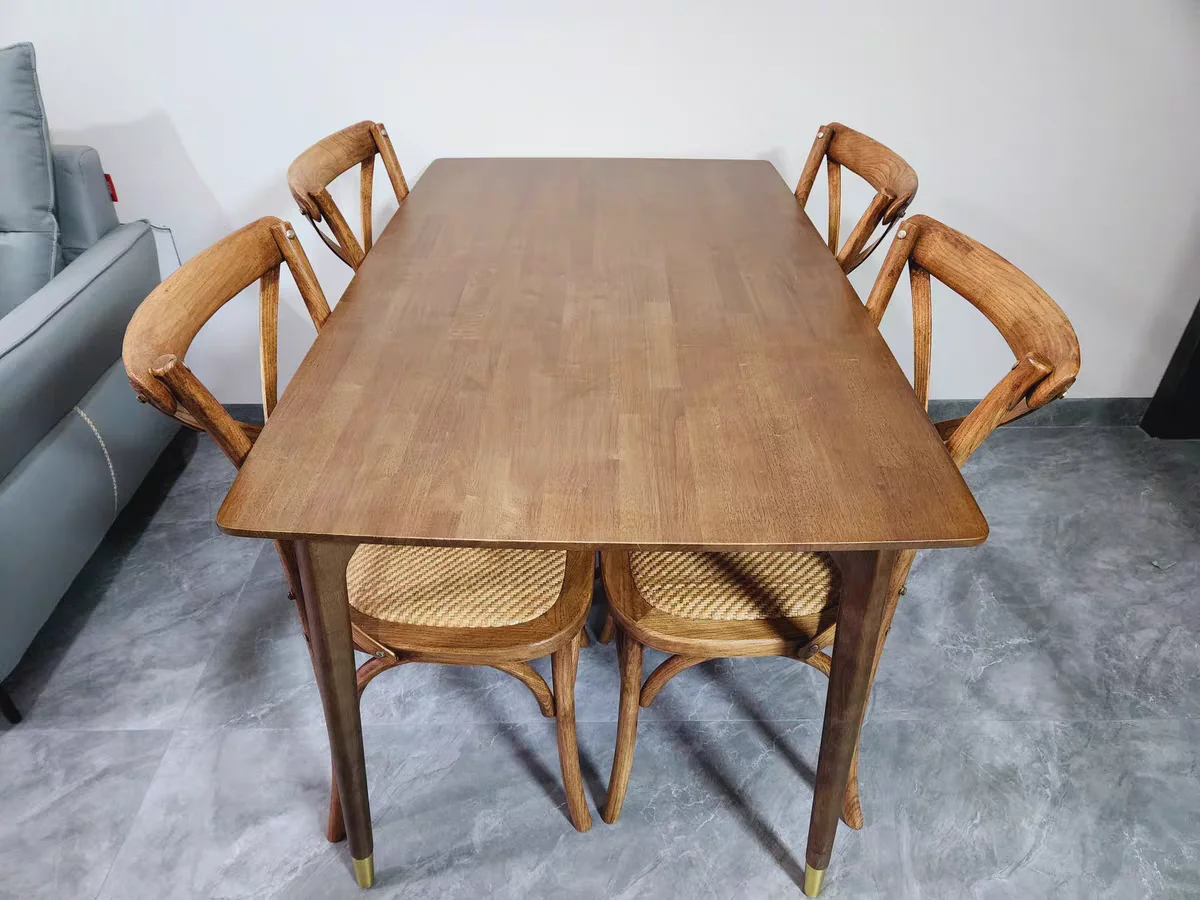 Outdoor Furniture In Sale - 卸売ホットセールホテル家具屋外スタッカブルレストラン宴会場ウェディングダイニングオーク材クロスバックチェア