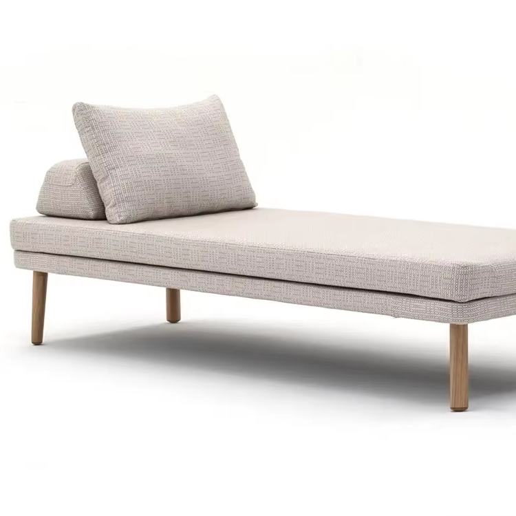 Outdoor Furniture Quick Dry - 速乾性フォーム日除けアルミフレームサンラウンジャー屋外ガーデン家具ホテルレストラン用シェーズサンベッド