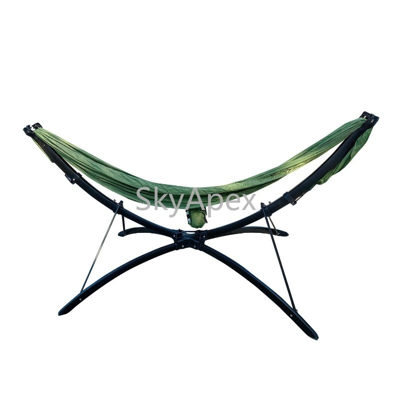 Outdoor Furniture Quick Dry - 厚みのある転倒防止ポータブルハンモック 大人用子供用屋外キャンプスイング用キャノピー付き 高耐荷重通気性速乾性