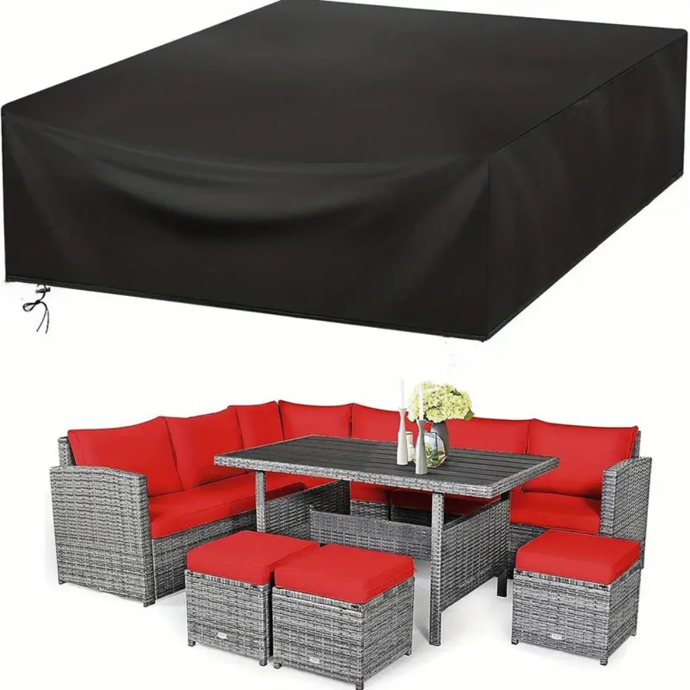 Outdoor Furniture Manufacturer - (長さ102-137インチ) サイズ屋外パティオガーデン防水セット家具セット雨と雪の椅子セットソファテーブル椅子ダストカバー
