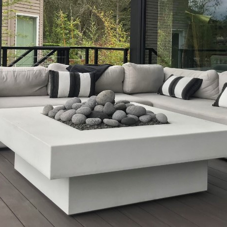 Outdoor Furniture Fire Pit - 屋外ソファセット焚き火台テーブルカスタムメイド屋外家具パティオ焚き火台プール焚き火鉢/焚き火台