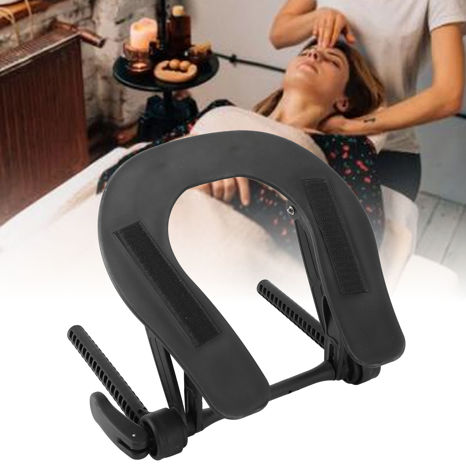 Bistro Table Set - マッサージテーブルフェイスクレードル調整可能で顔の圧力を軽減するマッサージベッドチェアヘッドレストプラットフォーム美容院用