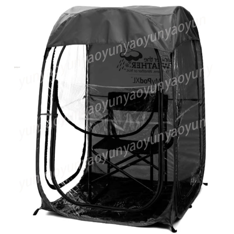 Gazebo Pop Up - PVCポップアップ屋外キャノピー - 釣り/観戦用、収納バッグ付き、シングル/ダブルチェア対応、ポータブル