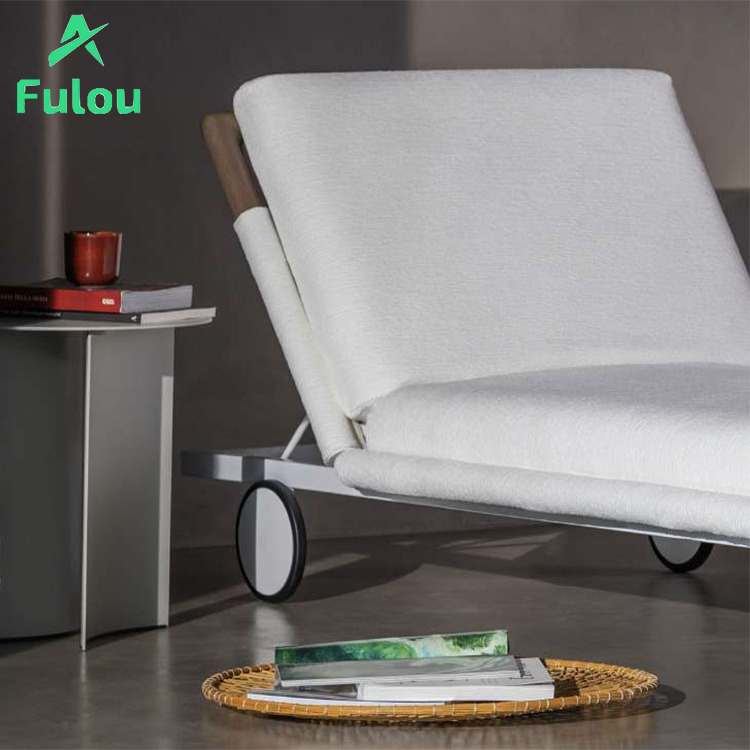 モダンなアルミ製サンラウンジャー、UV耐性、防水生地、速乾性 - Outdoor Furniture Quick Dry のレビューと価格