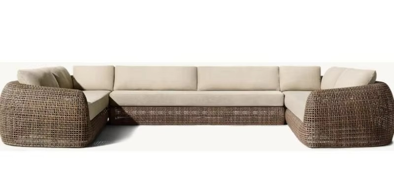 ホットセール U字型モジュール式屋外家具 アルミフレーム P - Outdoor Furniture In Sale のレビューと価格
