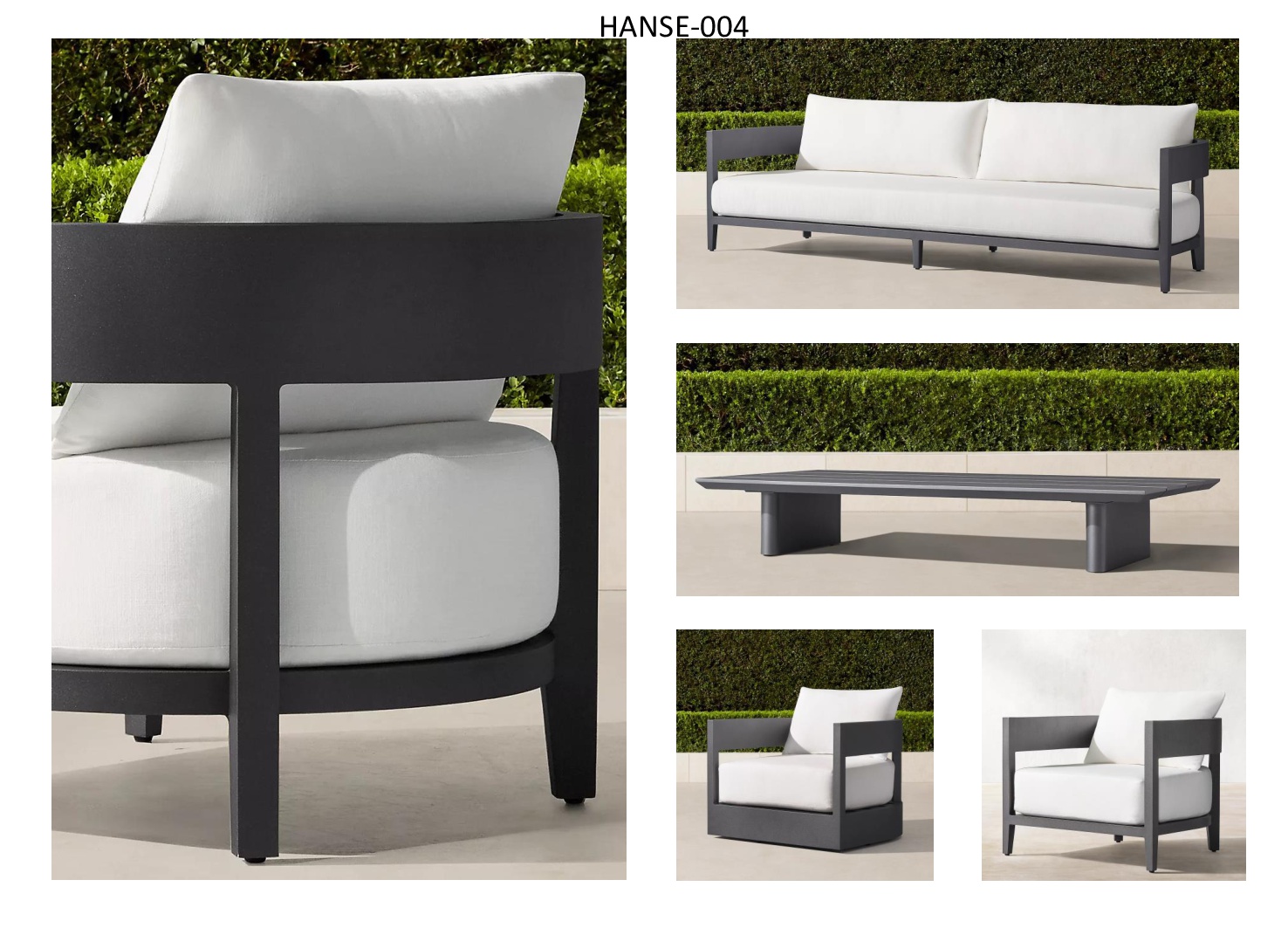 アルミ製屋外ガーデンソファ家具セット パタヤ タイ ガーデン - Outdoor Furniture Thailand のレビューと価格