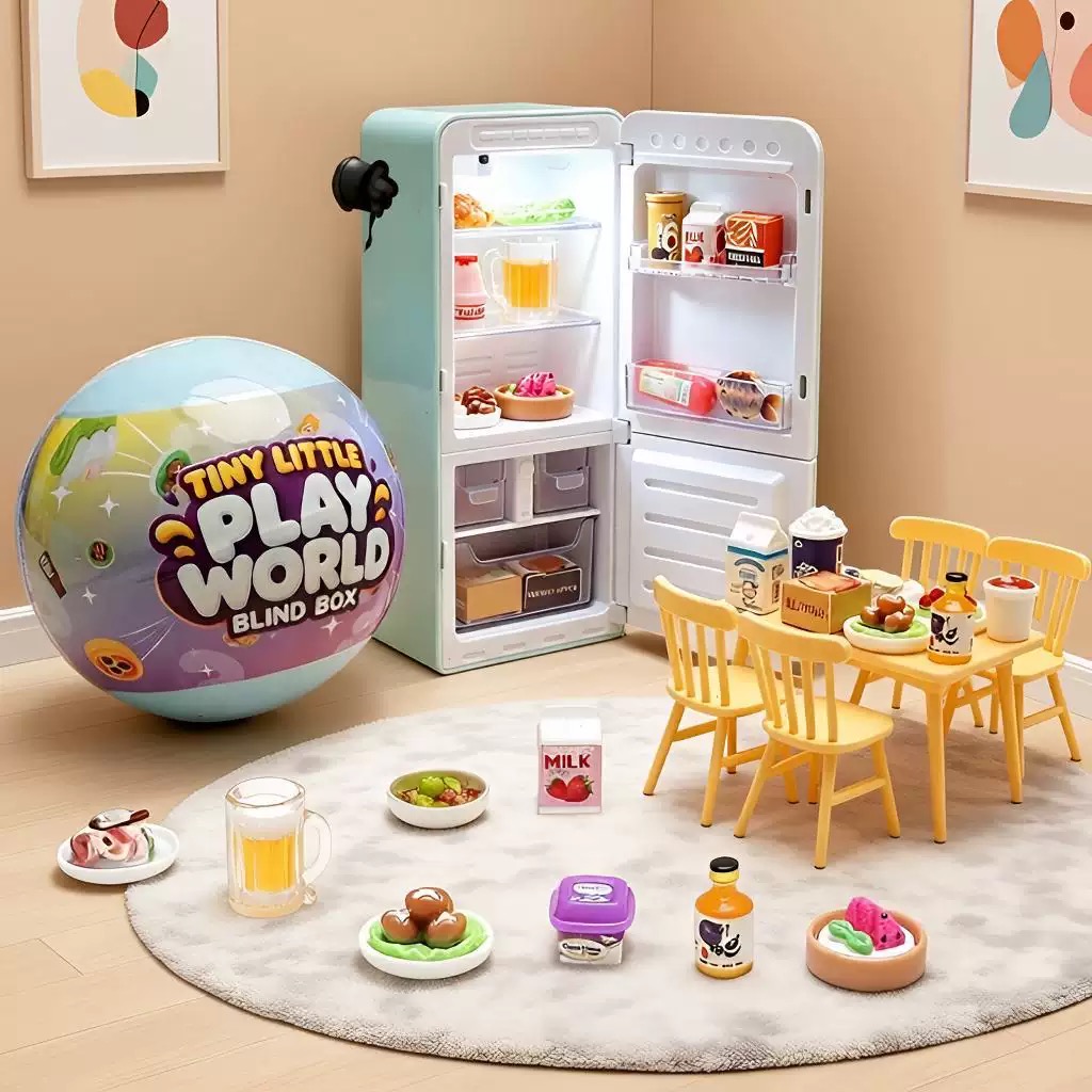 4色ミニ冷蔵庫ブラインドボックストイセット |   ランダム - Bistro Table Set のレビューと価格