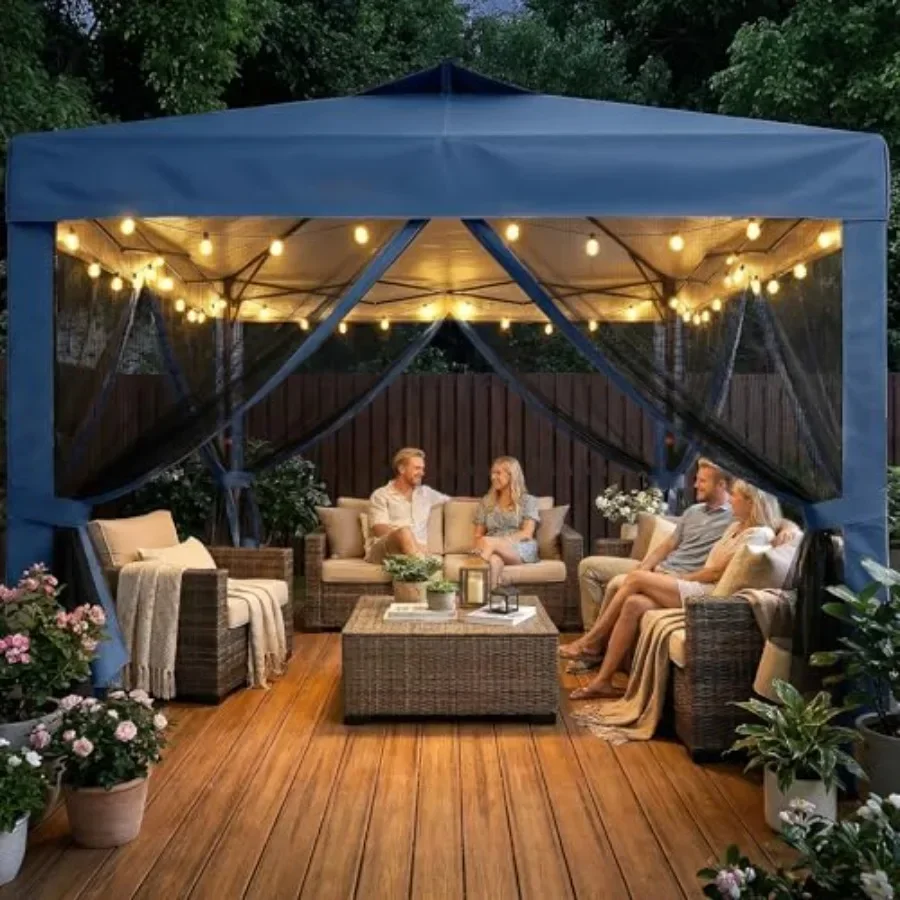 10x10 ポップアップテント（ネット付き）、屋外用ポータブ - Gazebo Pop Up のレビューと価格