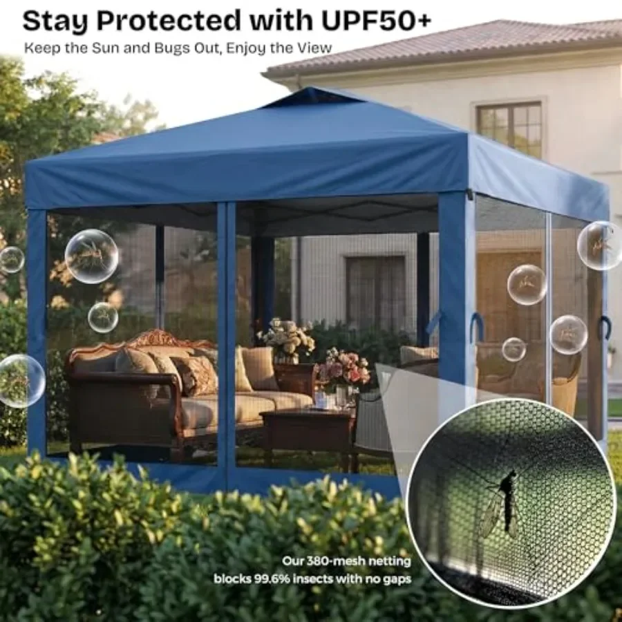 10x10 ポップアップテント（ネット付き）、屋外用ポータブ - Gazebo Pop Up のレビューと価格