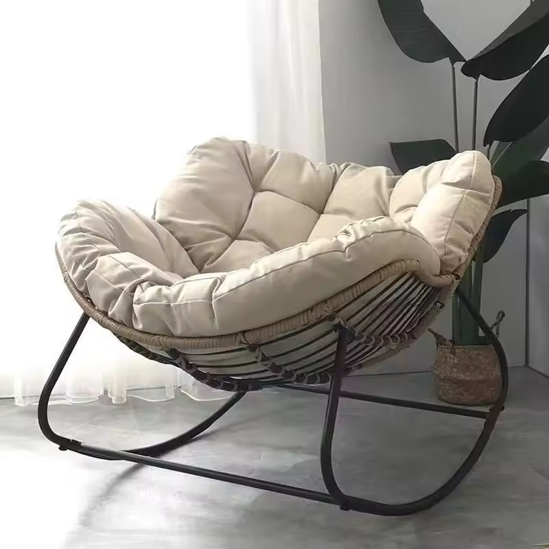 屋外用モダンリビングルームロッキングチェア、リラックスラウン - Outdoor Furniture In Sale のレビューと価格