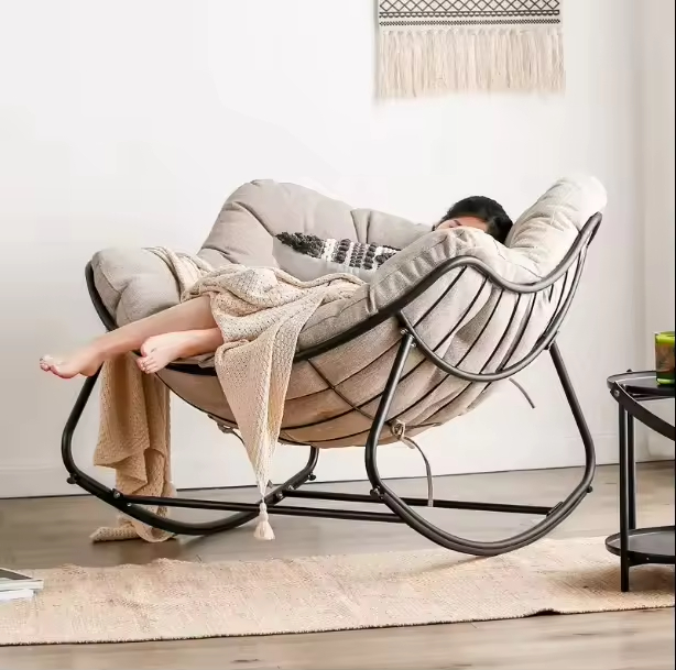 屋外用モダンリビングルームロッキングチェア、リラックスラウン - Outdoor Furniture In Sale のレビューと価格