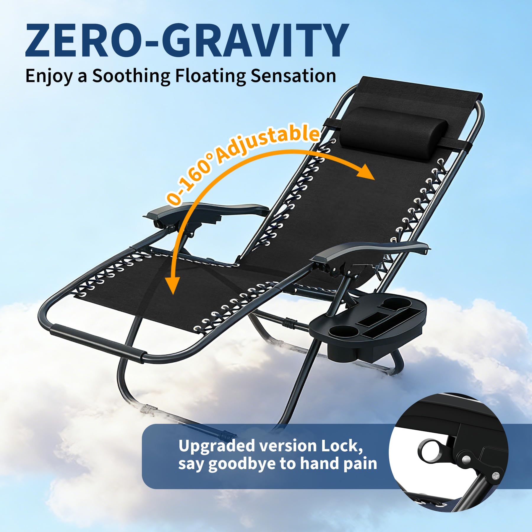 ゼロウェイトパティオラウンジリクライニングチェア2脚セット  - Outdoor Furniture Quick Dry のレビューと価格