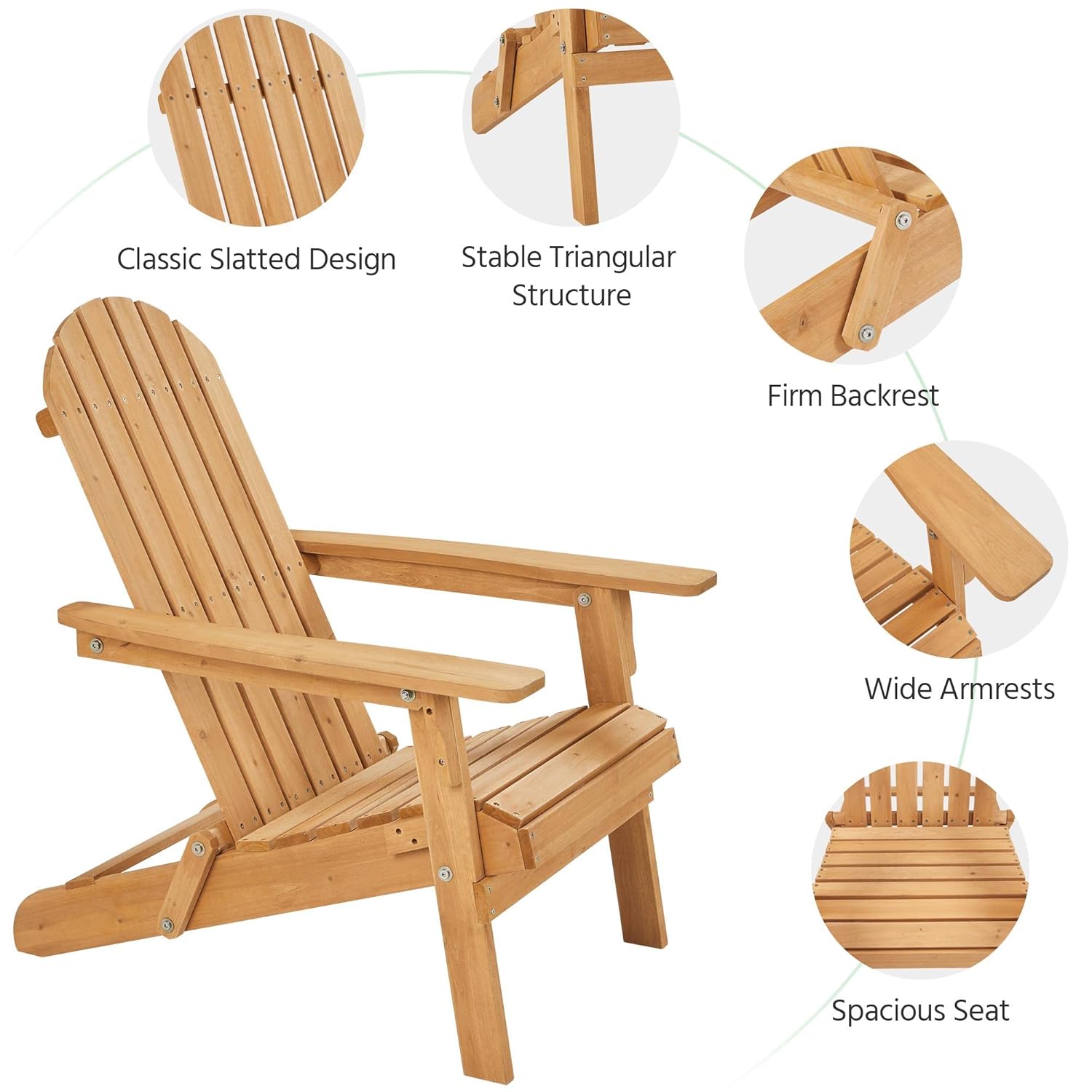 折りたたみ式アディロンダックチェア 2脚セット 屋外用、30 - Outdoor Furniture Fire Pit のレビューと価格