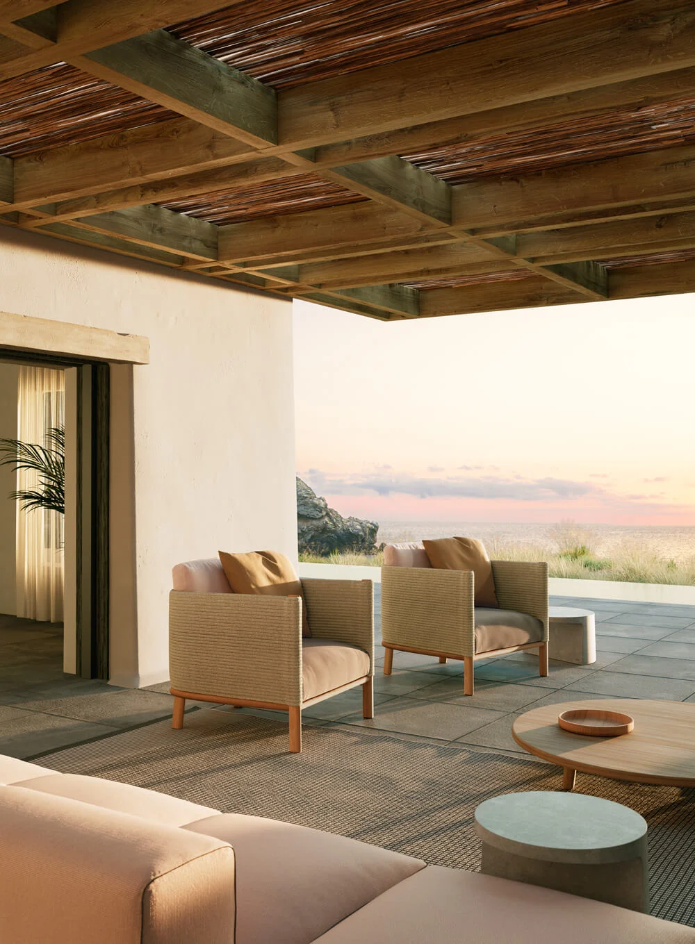 チーク材フレーム、ロープ編み、速乾フォーム、一人掛けシングル - Outdoor Furniture Quick Dry のレビューと価格