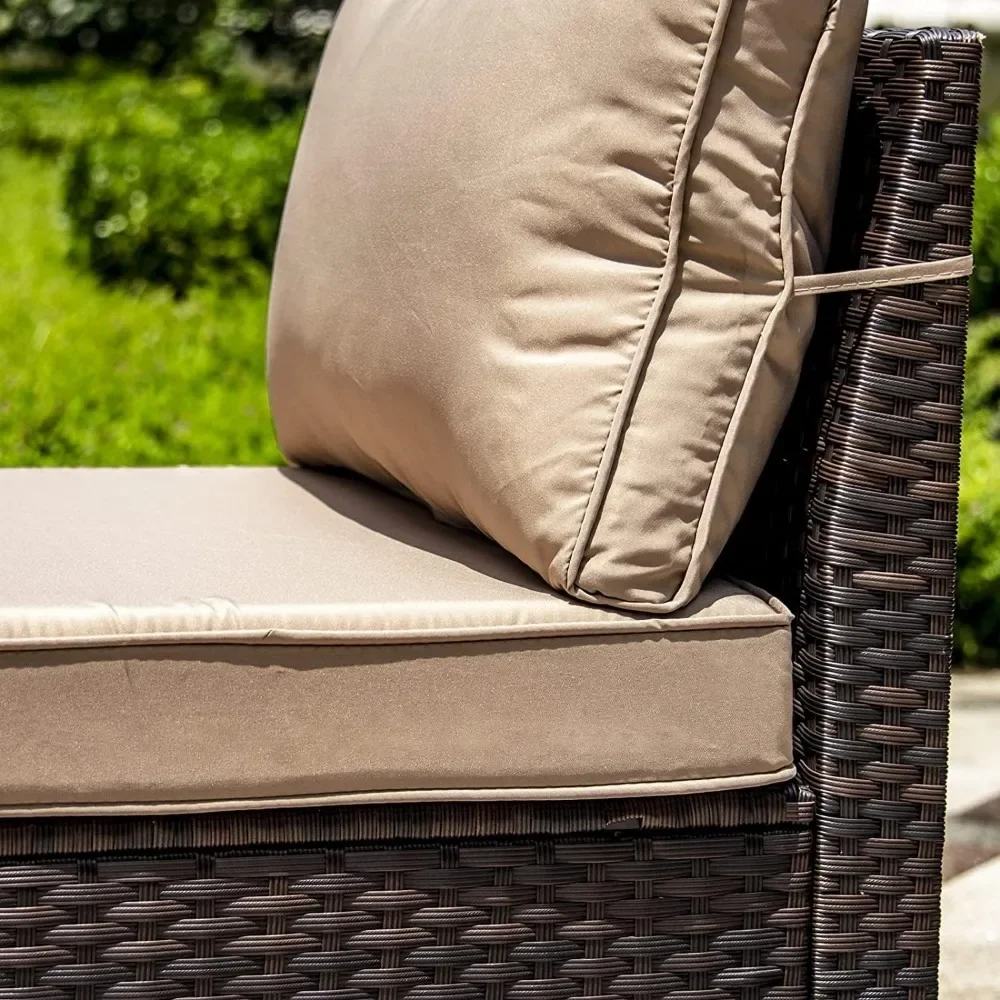 -プロパンファイヤーピットテーブル付きパティオ家具セット、1 - Outdoor Furniture Fire Pit のレビューと価格