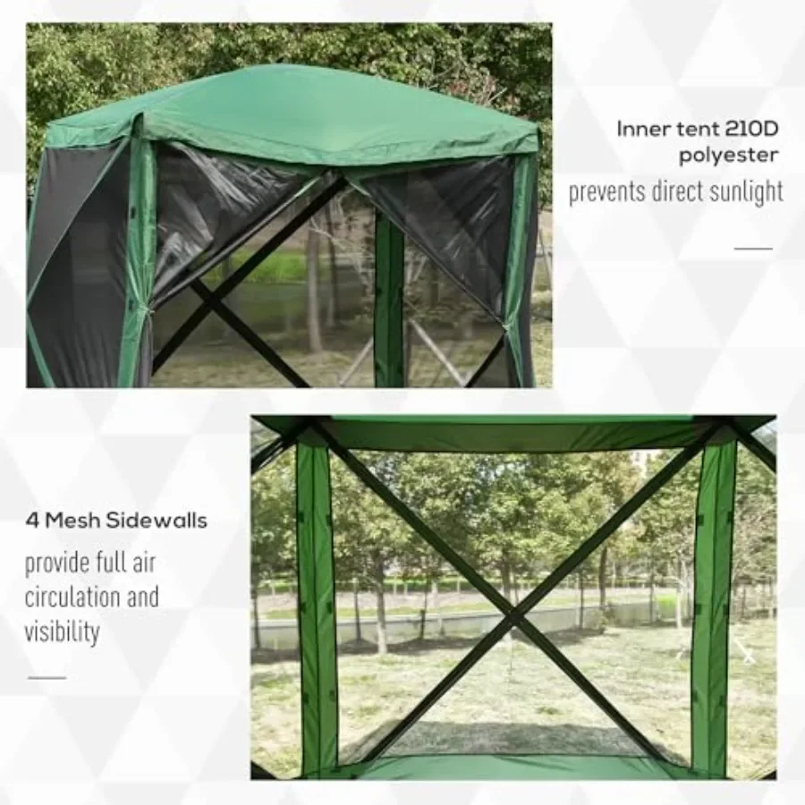 ポップアップキャンプ用ガゼボSNシェルターテント、一人用簡単 - Gazebo Pop Up のレビューと価格