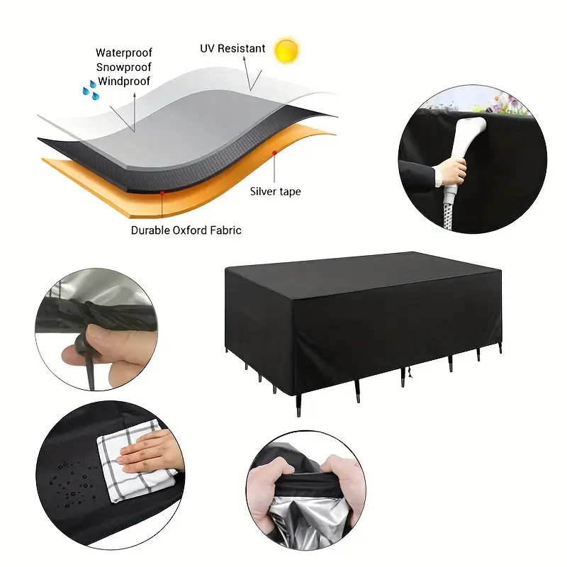 218種類のパティオ家具カバー、テーブルと椅子のカバー、防水 - Bistro Table Set のレビューと価格