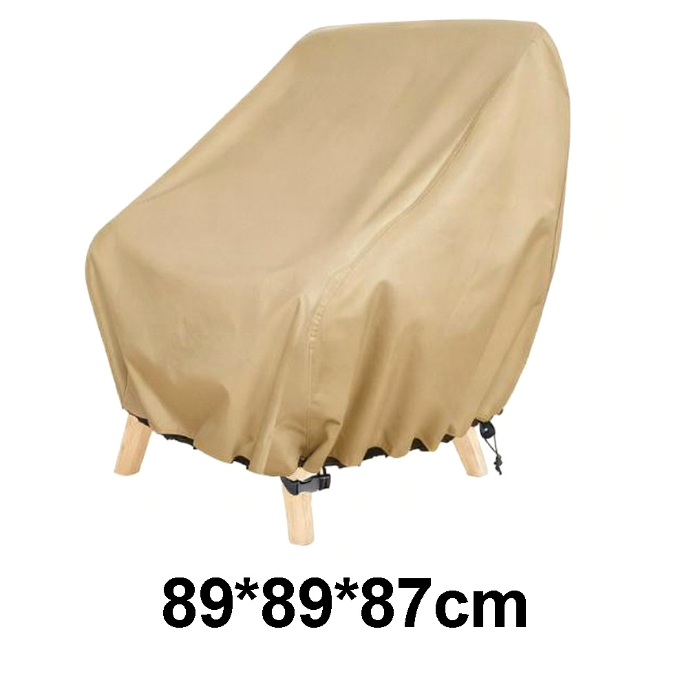 防水パティオチェアカバー 屋外ラウンジ用 深型シングル芝生チ - Outdoor Furniture Patio のレビューと価格