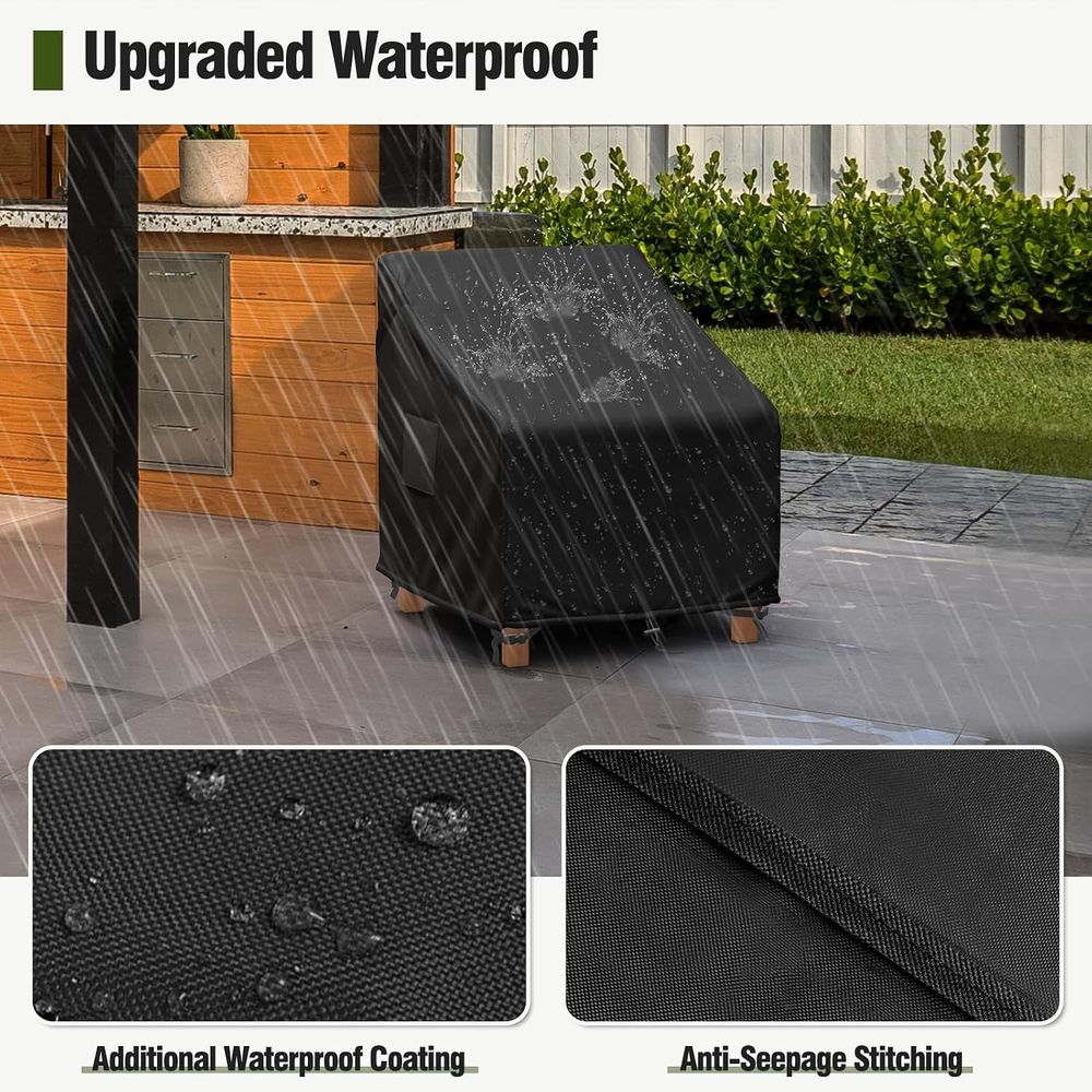 パティオ家具カバー 防水、屋外用椅子カバーまたはロッキングチ - Outdoor Furniture Patio のレビューと価格