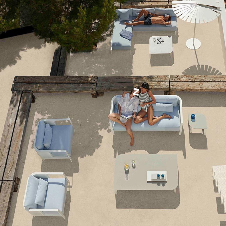 屋外ステンレス製ソファテーブルと椅子 防水 ホテル屋外テラス - Outdoor Furniture In Sale のレビューと価格