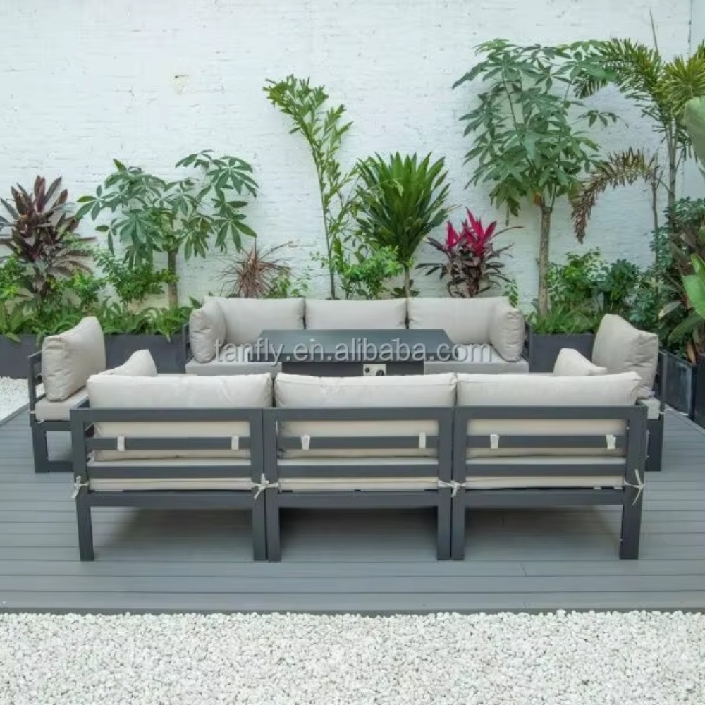 ヴィラホテル屋外家具セット モダンアルミガーデン家具 ソファ - Outdoor Furniture Fire Pit のレビューと価格