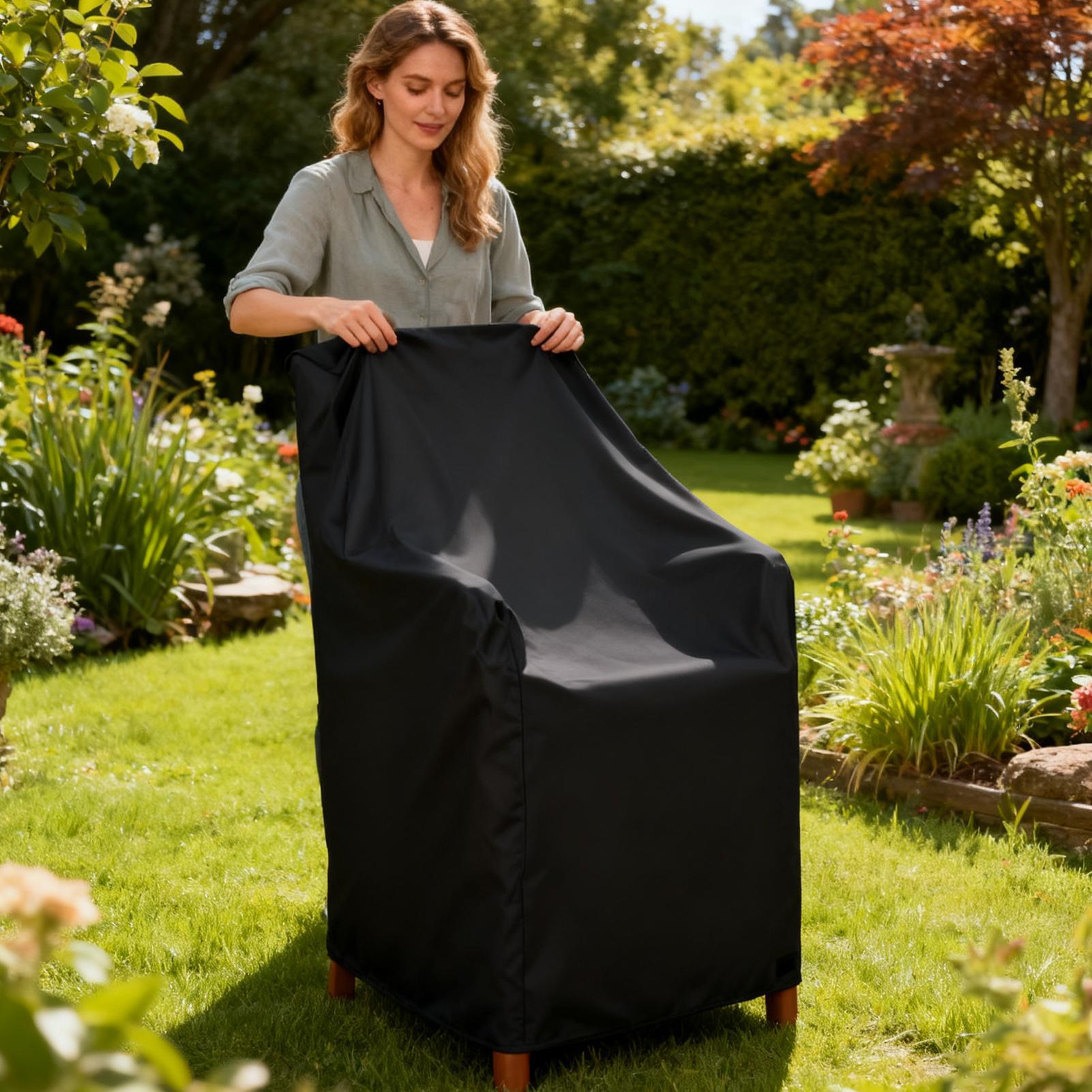 ガーデンチェアカバー 頑丈 防水 調整可能 屋外家具保護 デ - Outdoor Furniture Paint のレビューと価格