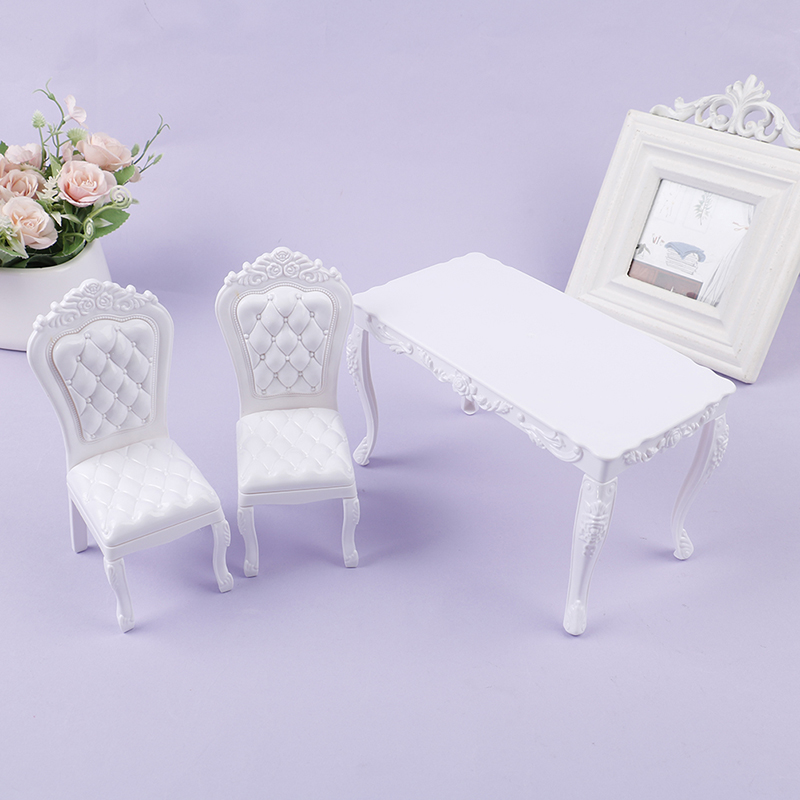 ドールハウス 1:6 キッチン家具 ダイニングテーブル 椅子 - Bistro Table Set のレビューと価格
