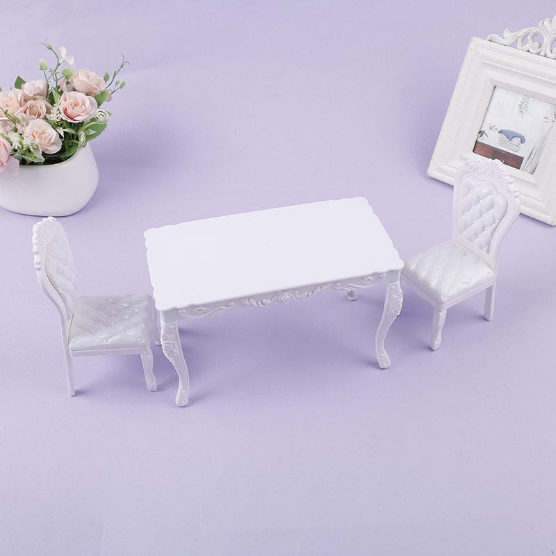 ドールハウス 1:6 キッチン家具 ダイニングテーブル 椅子 - Bistro Table Set のレビューと価格