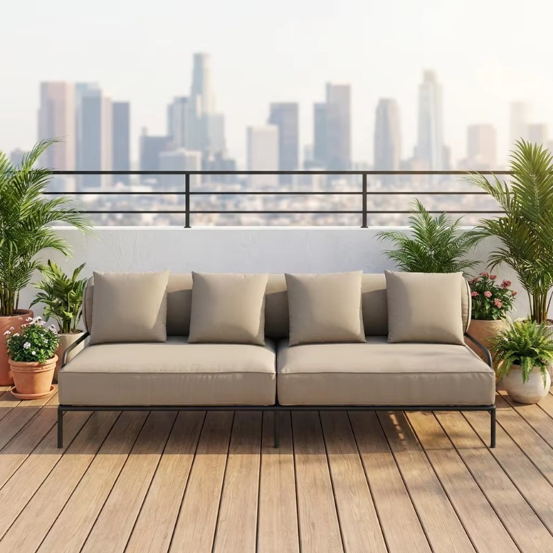屋外ソファ 304ステンレス鋼製 速乾フォーム 防水生地 モ - Outdoor Furniture Quick Dry のレビューと価格